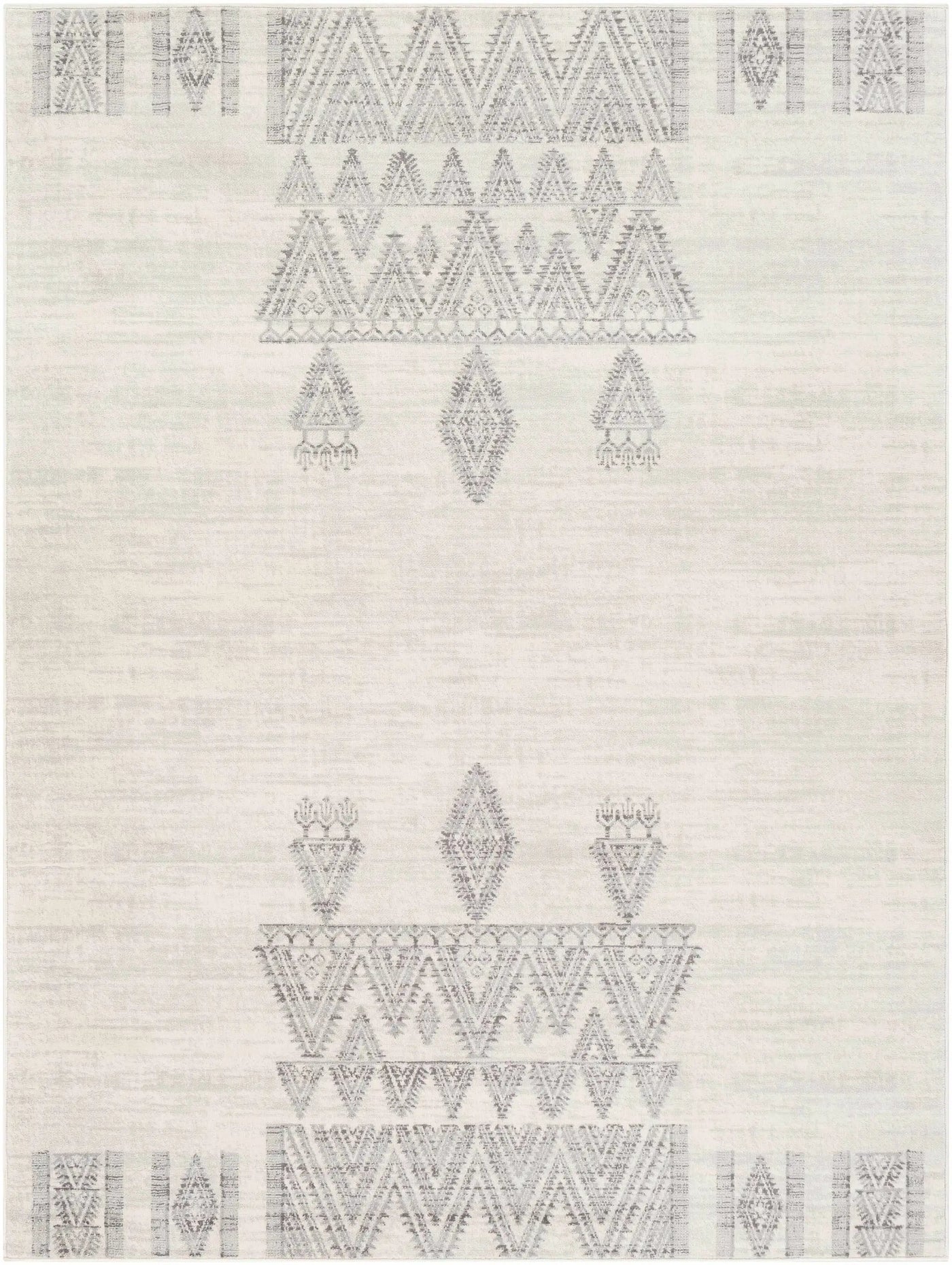 Wakita Light Gray Tribal Rug by Boutique Rugs