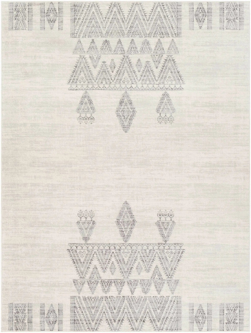 Wakita Light Gray Tribal Rug by Boutique Rugs
