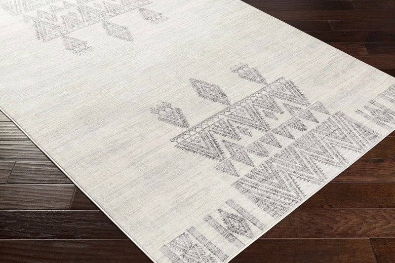 Wakita Light Gray Tribal Rug by Boutique Rugs