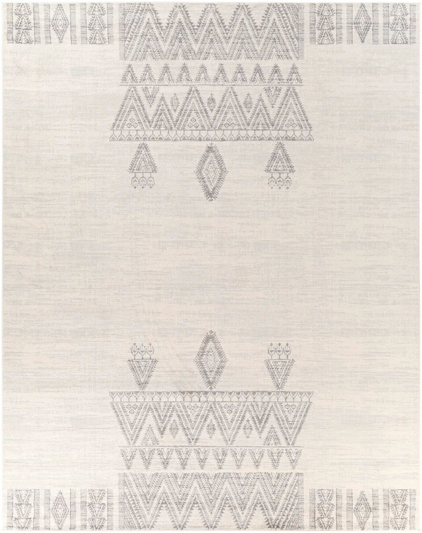 Wakita Light Gray Tribal Rug by Boutique Rugs