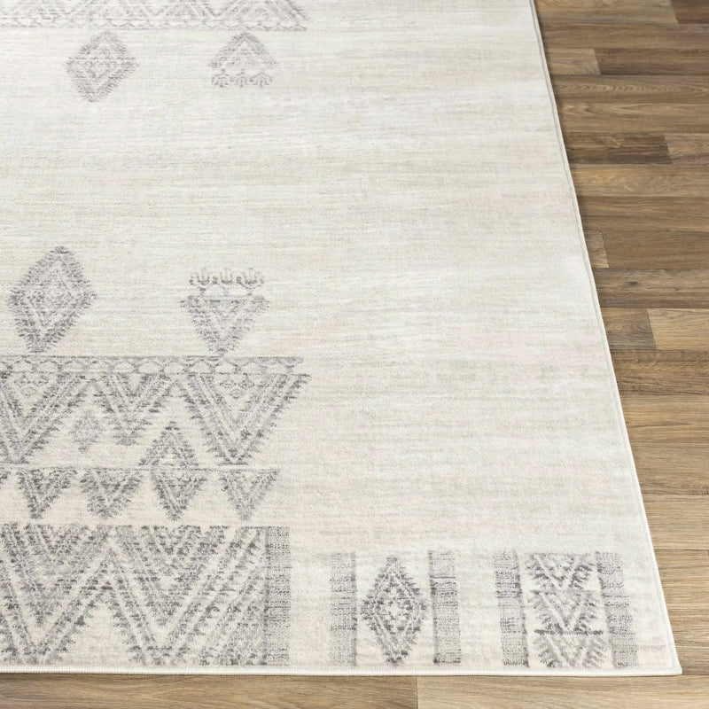 Wakita Light Gray Tribal Rug by Boutique Rugs