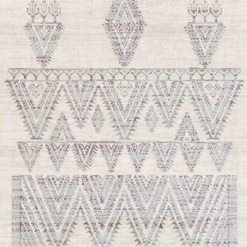 Wakita Light Gray Tribal Rug by Boutique Rugs