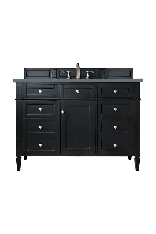 James Martin Brittany 48" Single Bathroom Vanity, Black Onyx