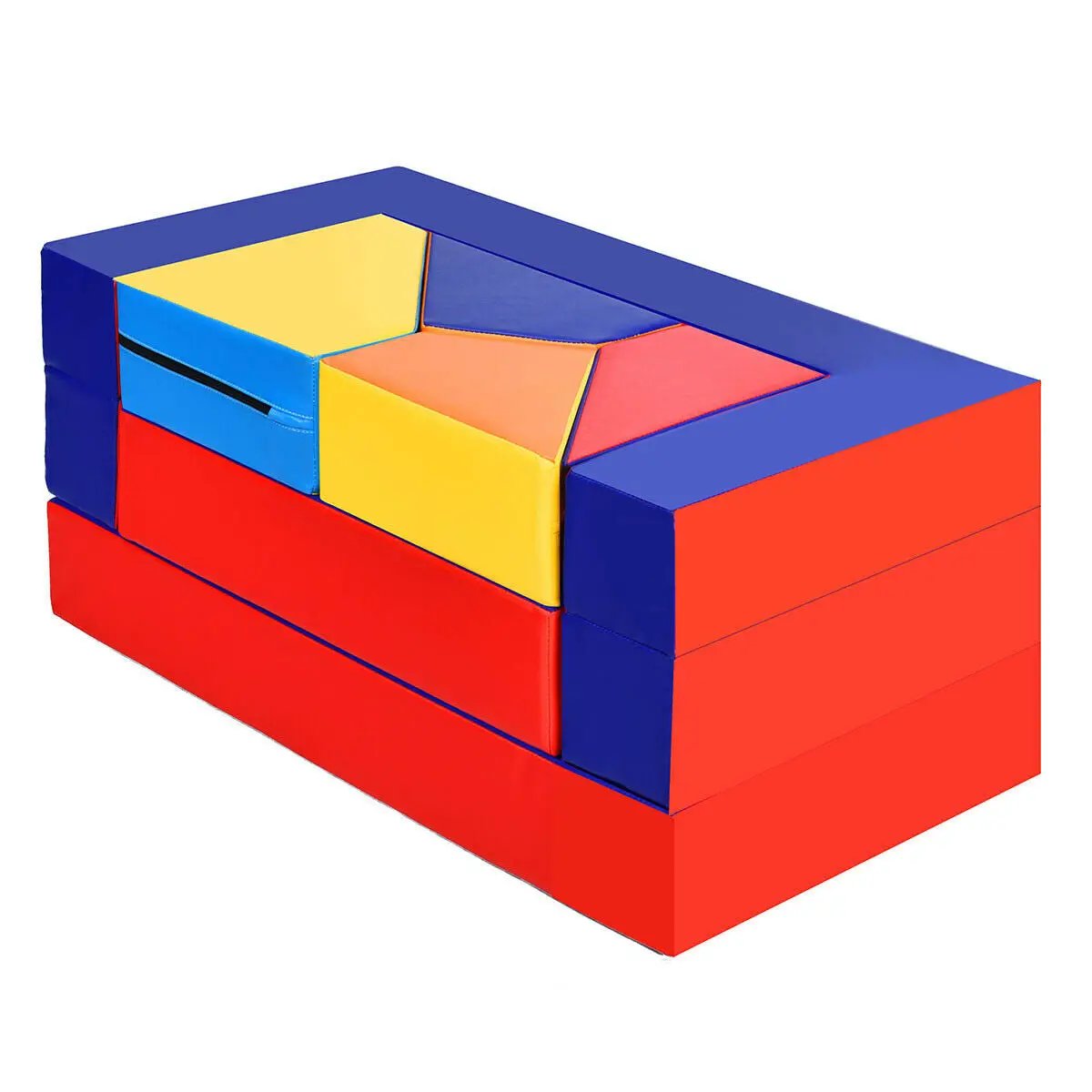 4-in-1 Crawl Climb Foam Shapes Toddler Kids Playset by DirectDeals