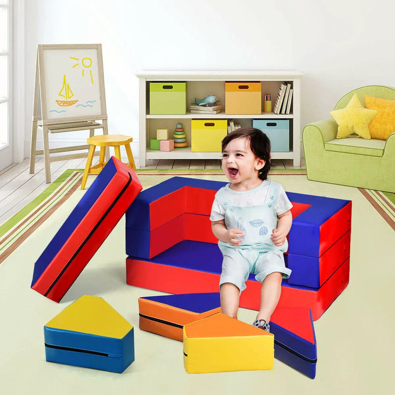 4-in-1 Crawl Climb Foam Shapes Toddler Kids Playset by DirectDeals