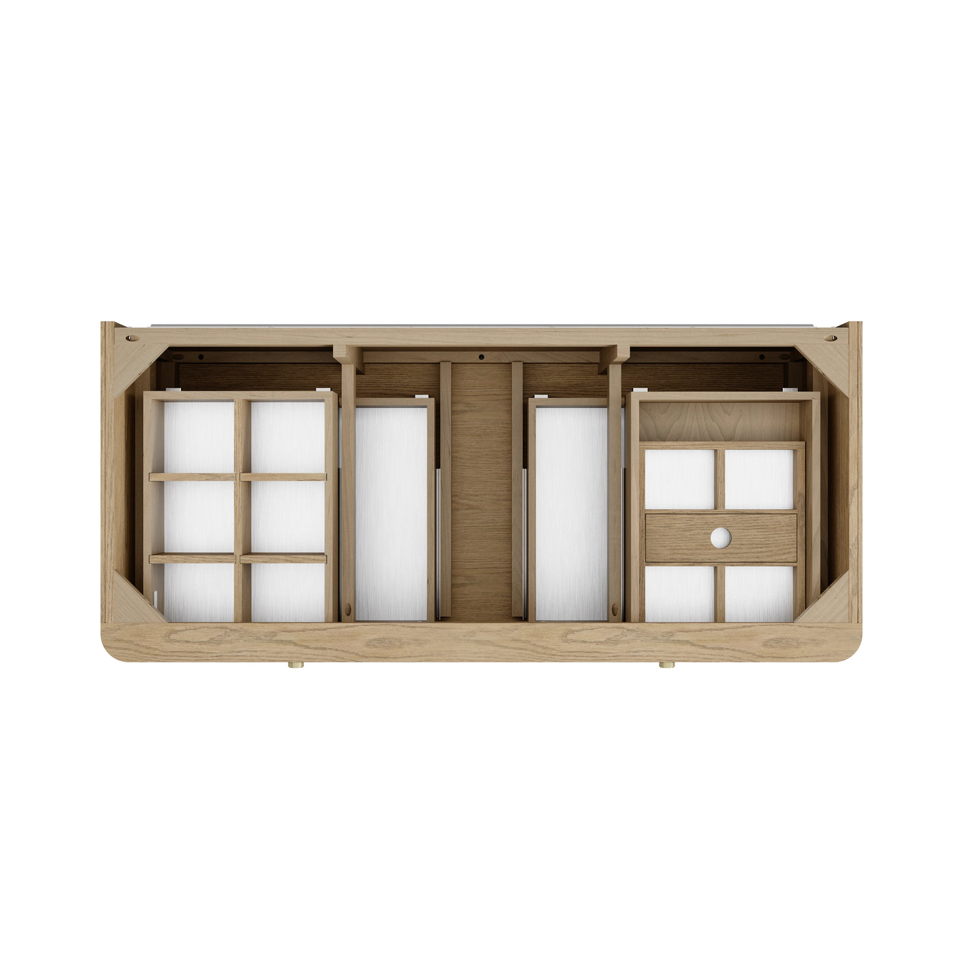 James Martin Allamari 48" Floating Single Bathroom Vanity, Dune Mist by James Martin
