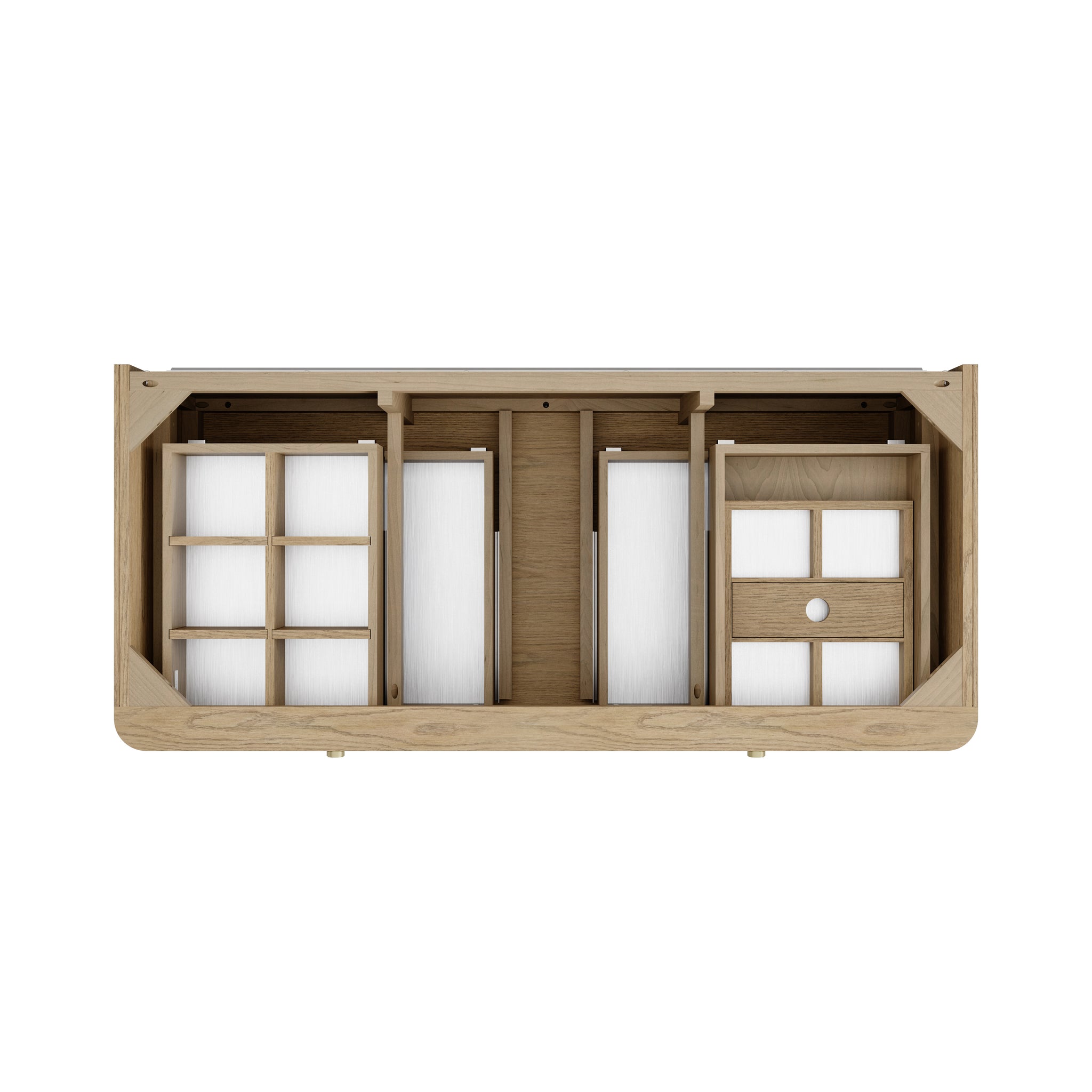 James Martin Allamari 48" Floating Single Bathroom Vanity, Dune Mist by James Martin
