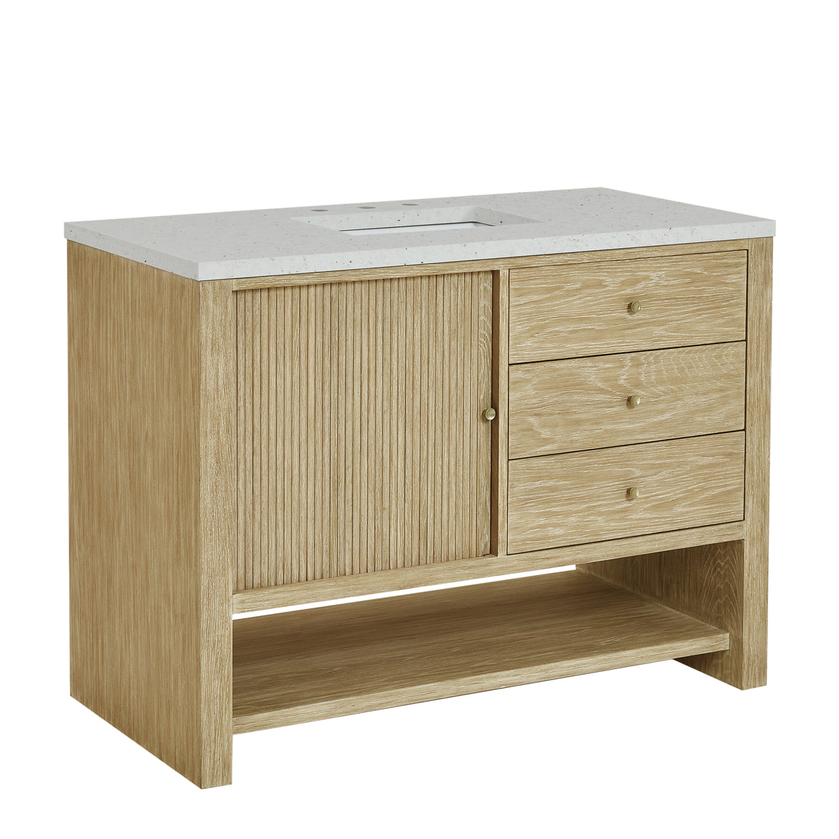 James Martin Marigot 48" Single Bathroom Vanity, Sunwashed Oak, view 26