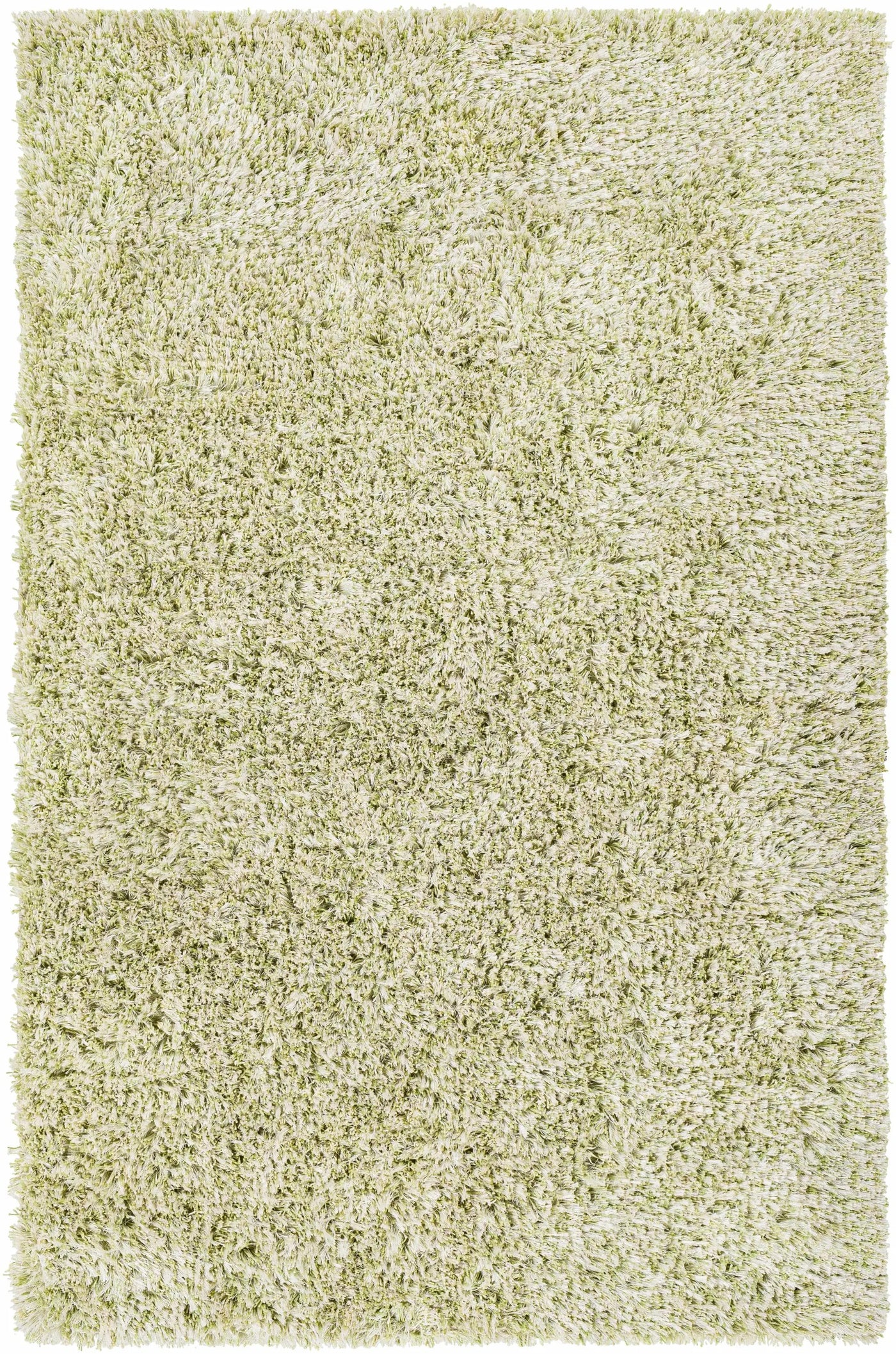 Marao Solid Grass Green Plush Rug - Clearance by Boutique Rugs