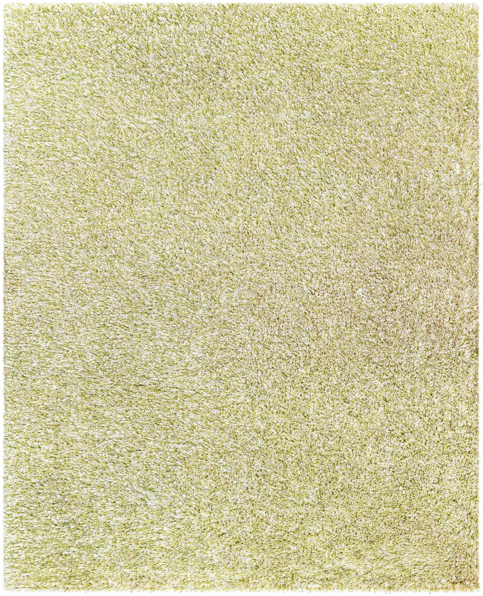 Marao Solid Grass Green Plush Rug - Clearance by Boutique Rugs