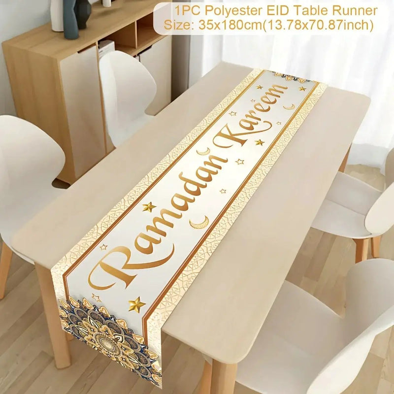 Table Flag - Polyester Ramadan 35x180CM by House Of Avana