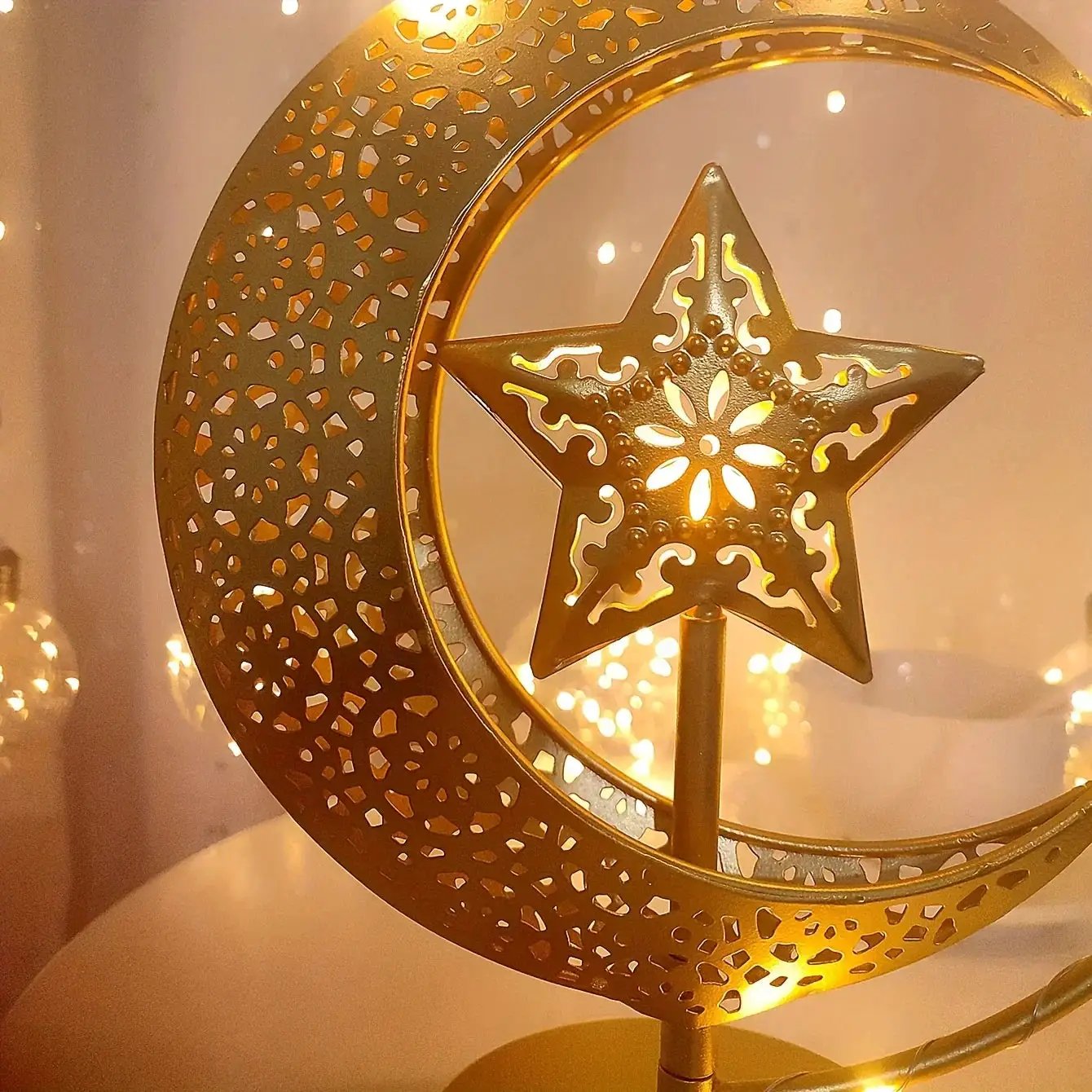 Table Lamp - 360° Wrought Iron by House Of Avana