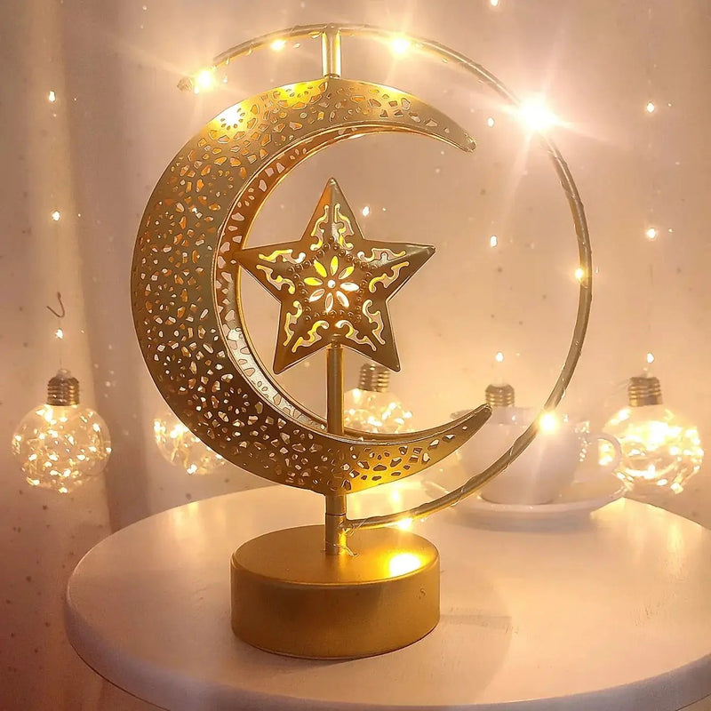 Table Lamp - 360° Wrought Iron by House Of Avana