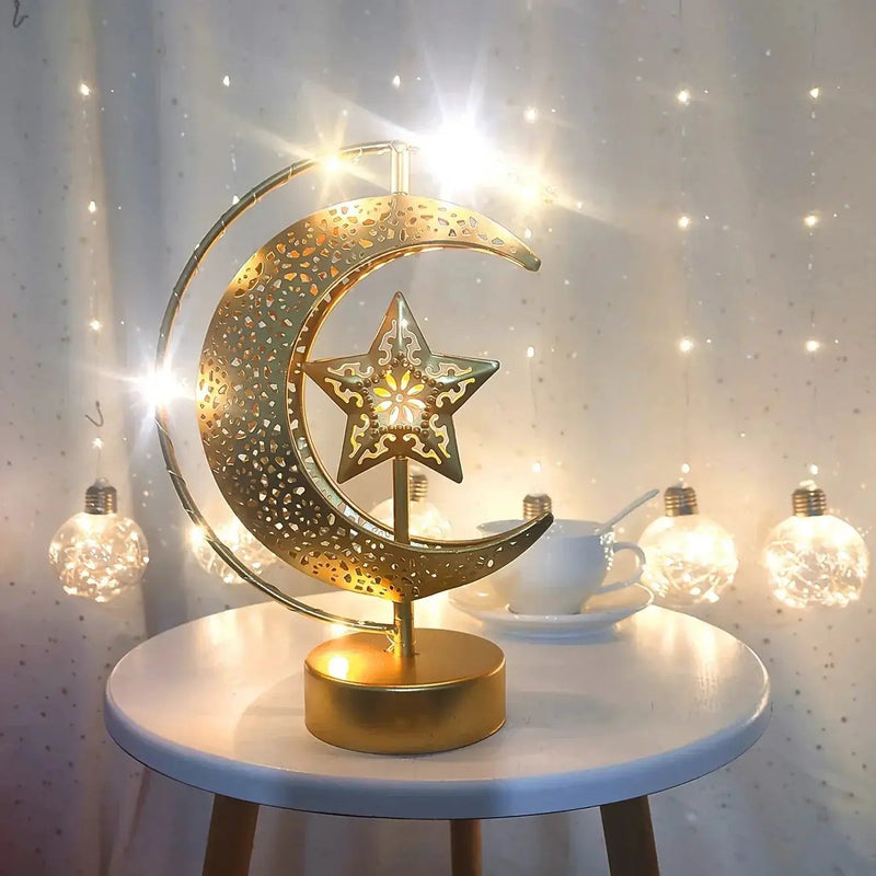 Table Lamp - 360° Wrought Iron by House Of Avana