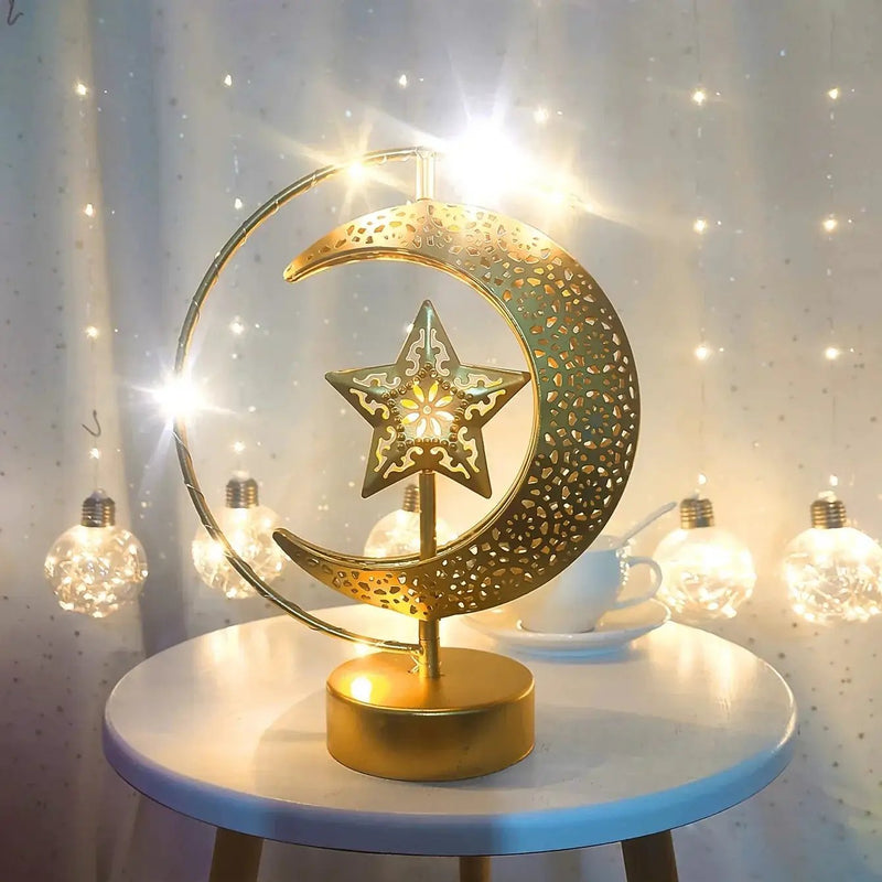 Table Lamp - 360° Wrought Iron by House Of Avana