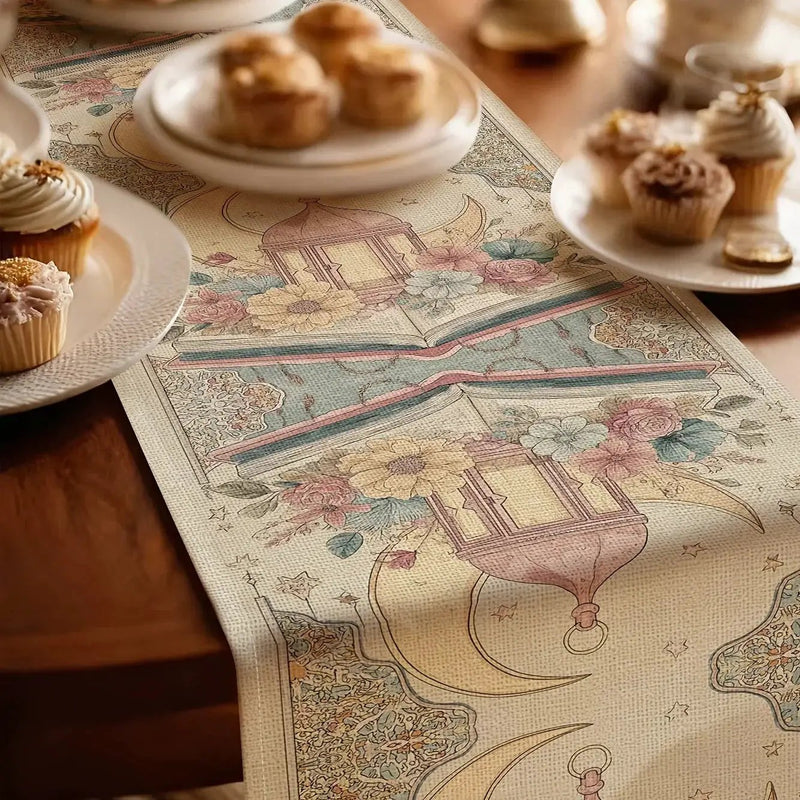 Table Runner - Decorative Cotton Rectangular by House Of Avana