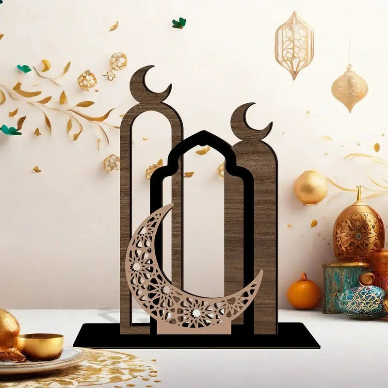 Table Sign - Wooden Farmhouse Ramadan by House Of Avana