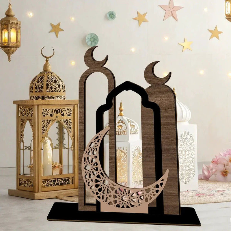 Table Sign - Wooden Farmhouse Ramadan by House Of Avana