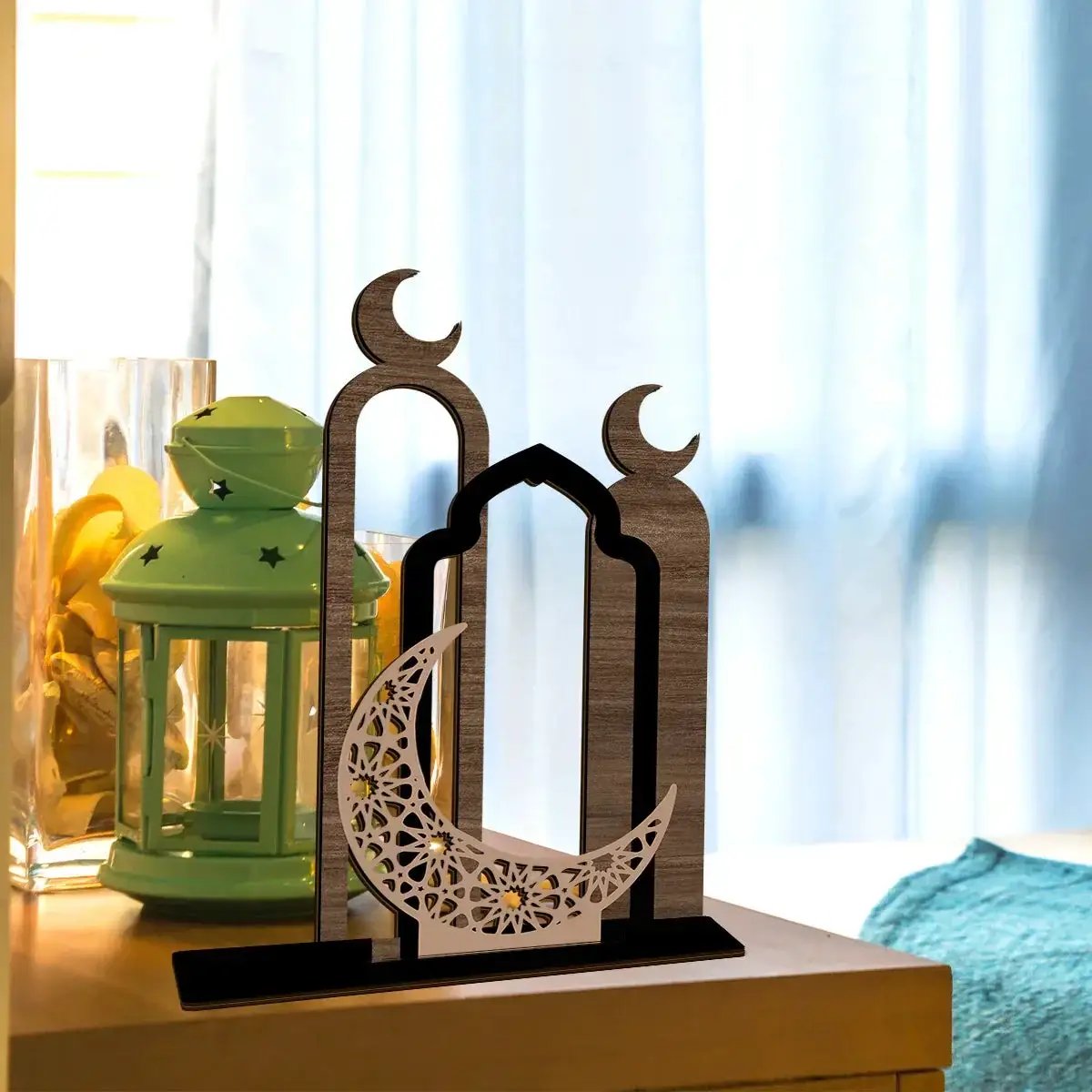 Table Sign - Wooden Farmhouse Ramadan by House Of Avana
