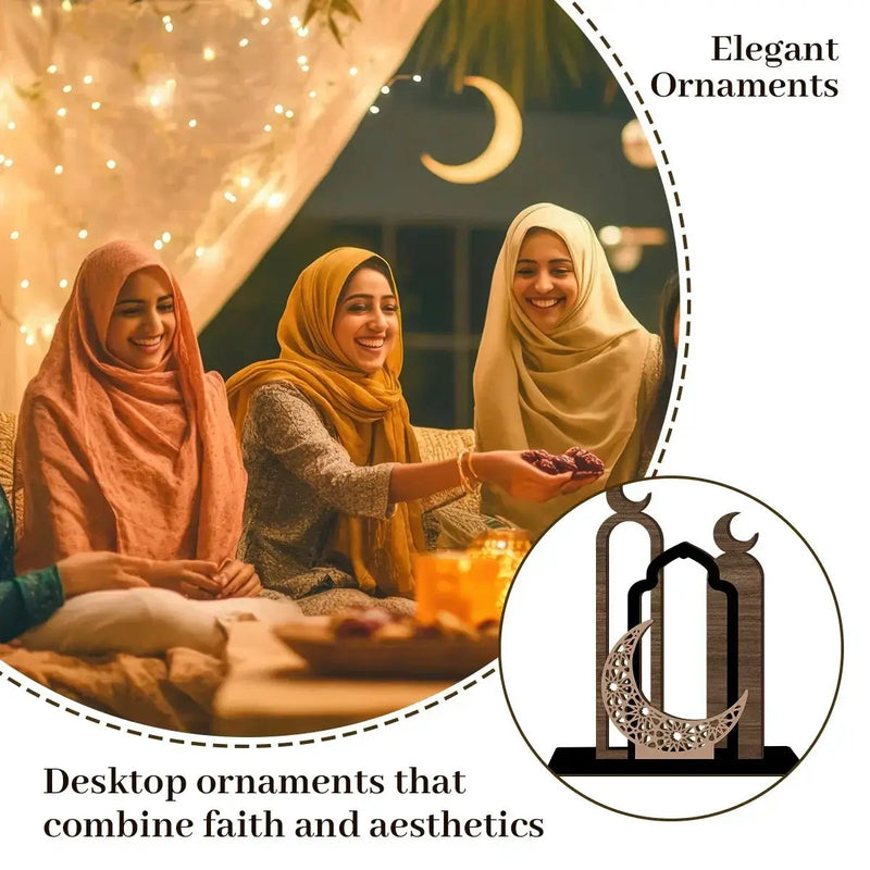 Table Sign - Wooden Farmhouse Ramadan by House Of Avana