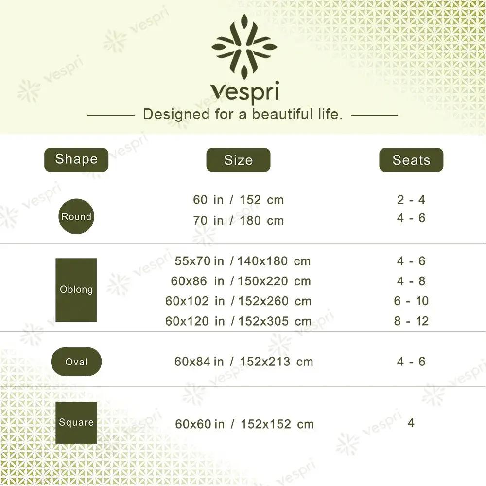 Tablecloth - Decorative White Round by House Of Avana