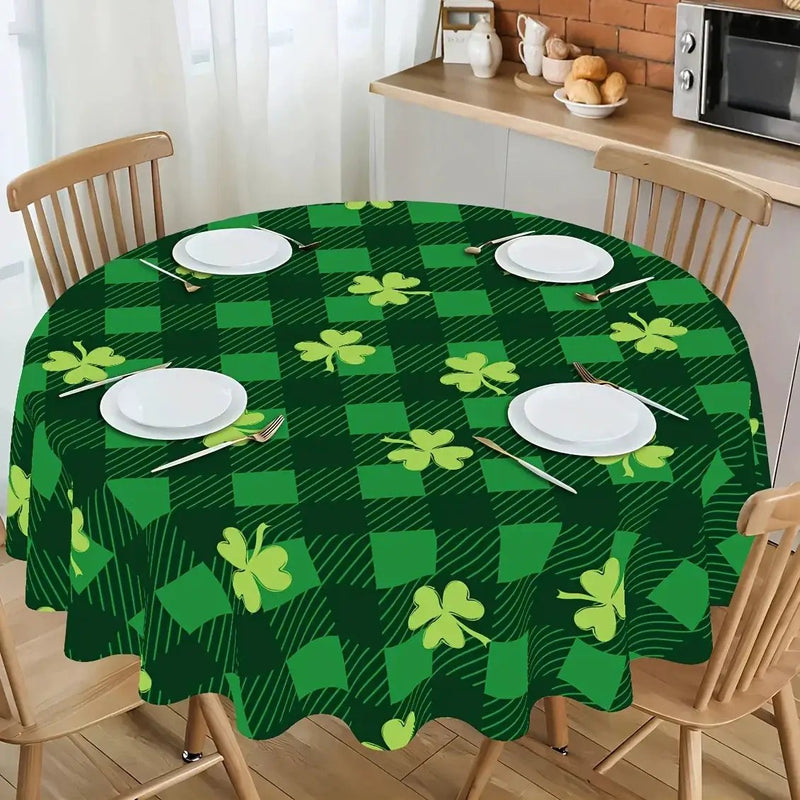 Tablecloth - Washable Polyester Clover by House Of Avana