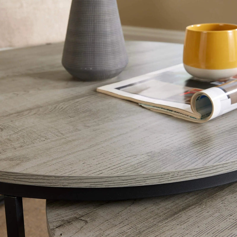 Tables - Stackable Grey Round by House Of Avana