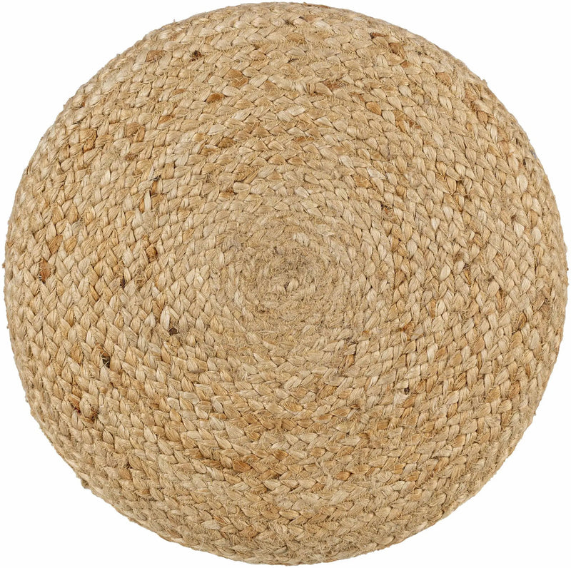 Tagaytay Natural Wood Stool Ottoman - Clearance by Boutique Rugs