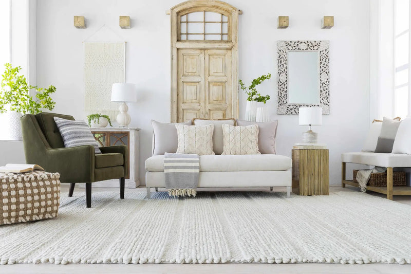 Brookneal Pouf - Clearance by Boutique Rugs