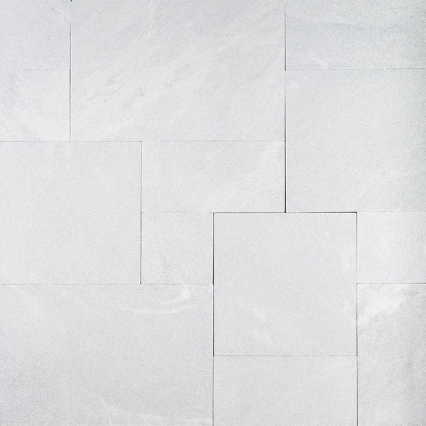 Tahoe Tumbled French Pattern Marble Pavers Various