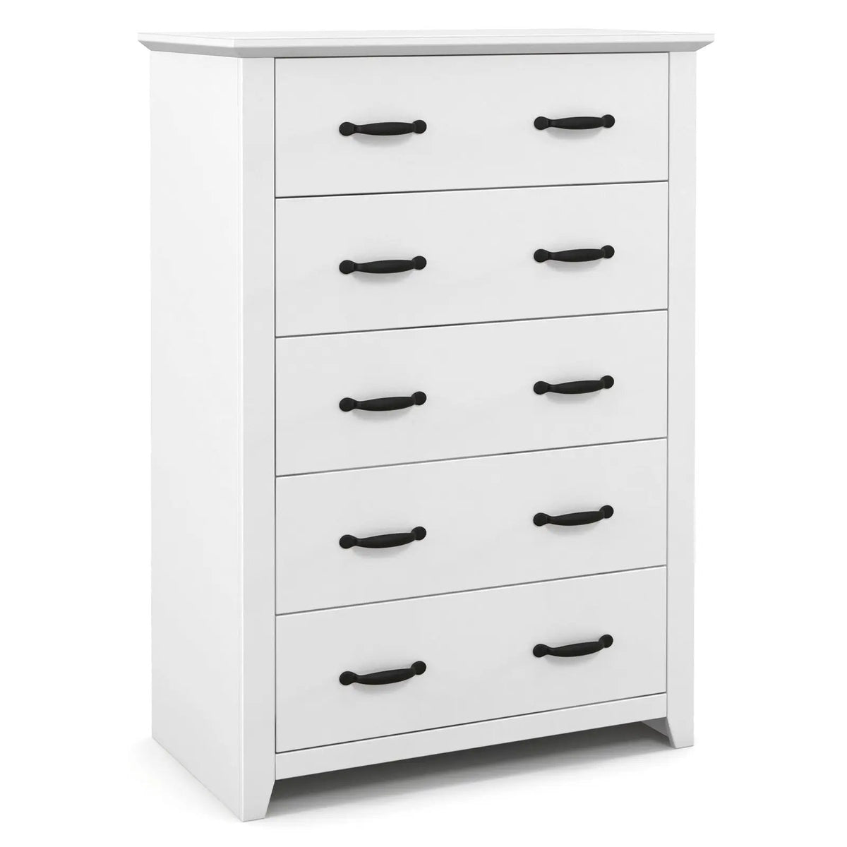 Tall Storage Dresser with 5 Pull-out Drawers for Bedroom Living Room by DirectDeals