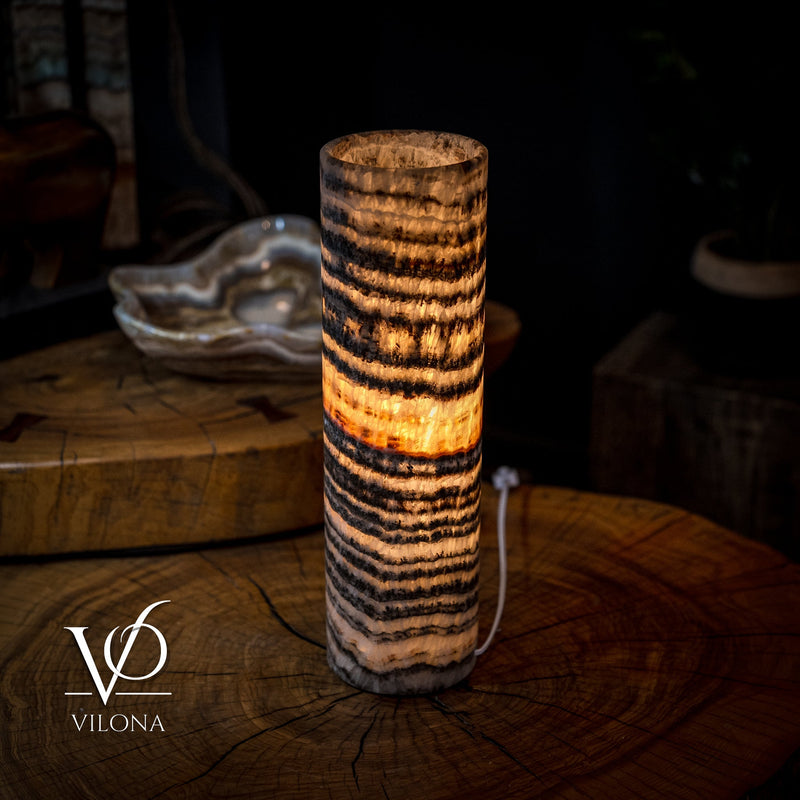Tangerine Crystal (Onyx Table Lamp #31), photo 6 of 6