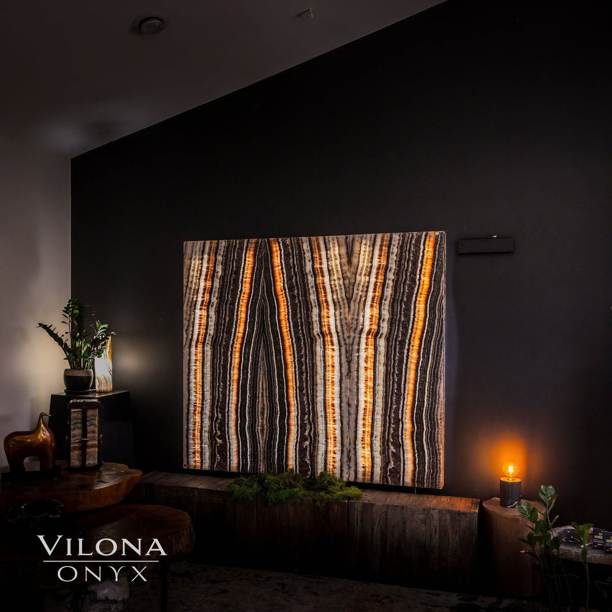 Tangerine Onyx Wall Panels (Set #1), photo 2 of 15