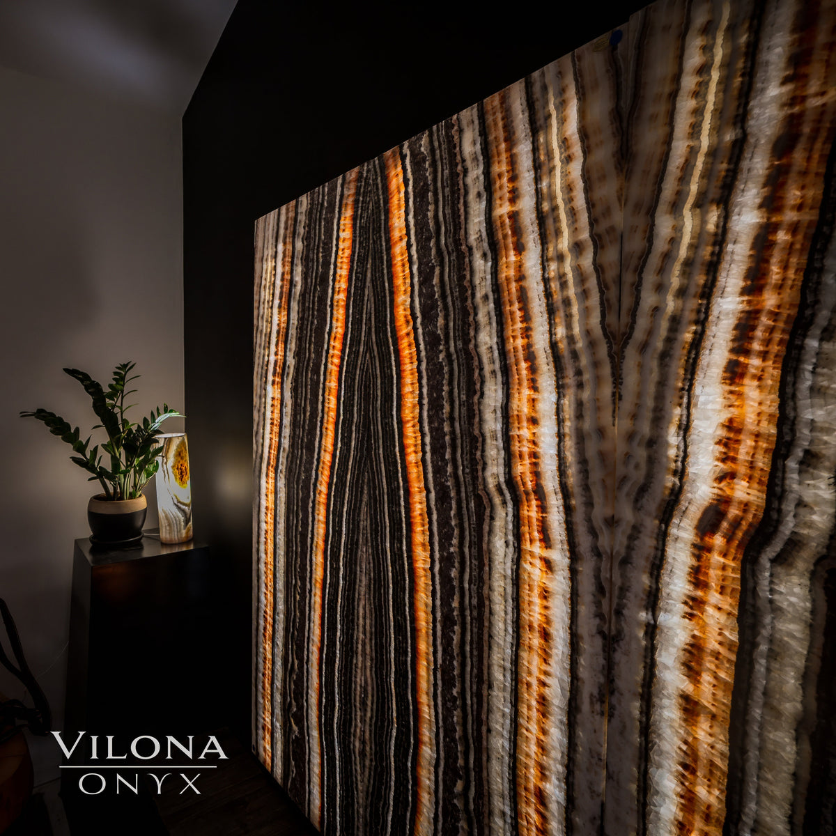 Tangerine Onyx Wall Panels (Set #1), photo 3 of 15