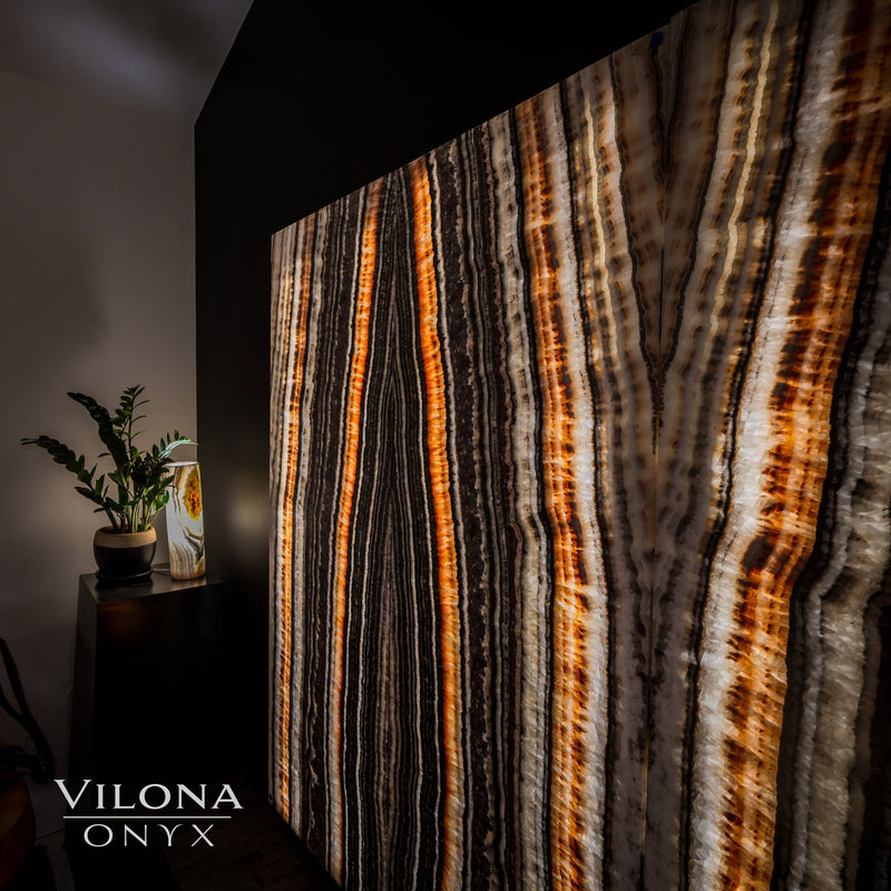 Tangerine Onyx Wall Panels (Set #1), photo 3 of 15