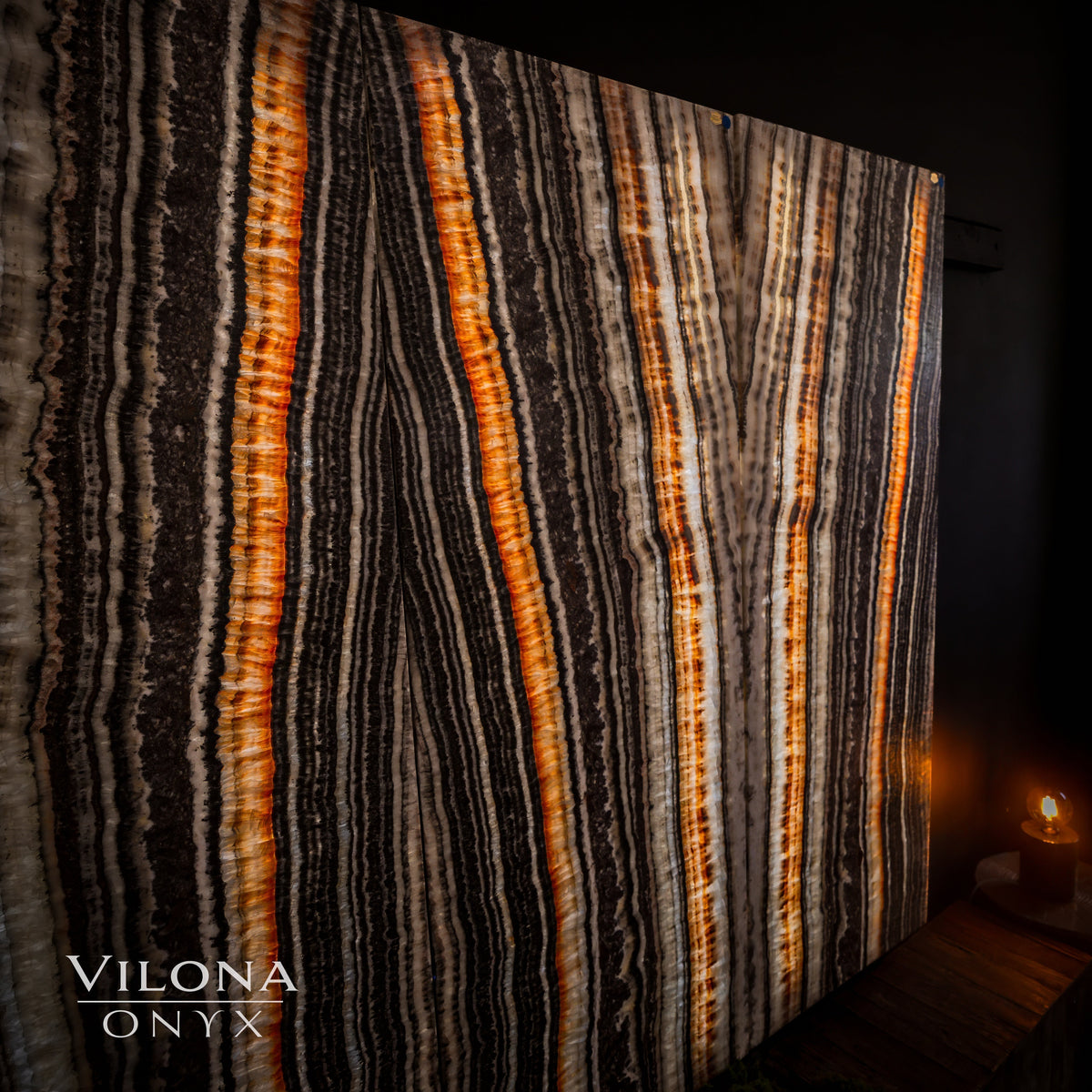 Tangerine Onyx Wall Panels (Set #1), photo 4 of 15