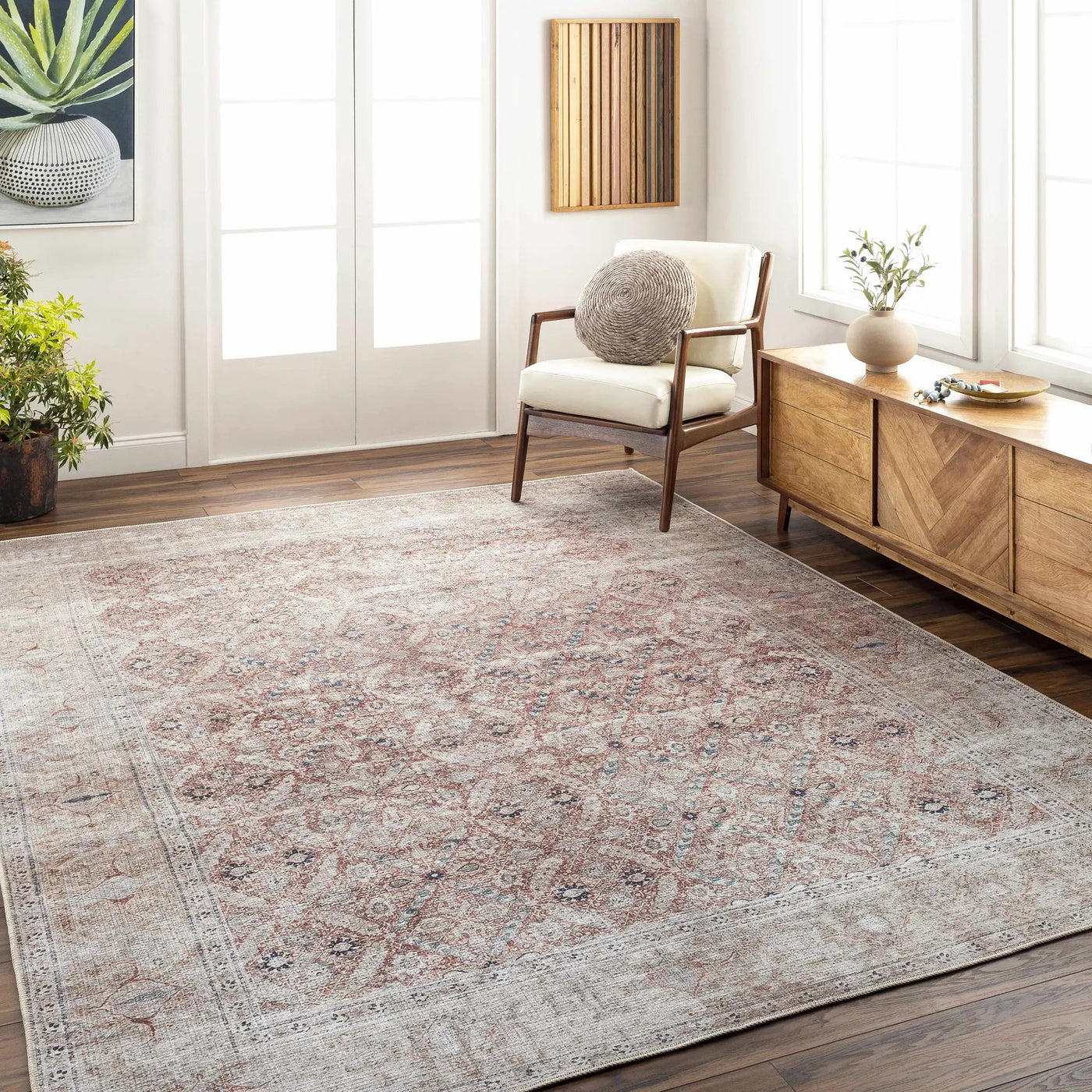 Tapia Washable Area Rug - Clearance by Boutique Rugs
