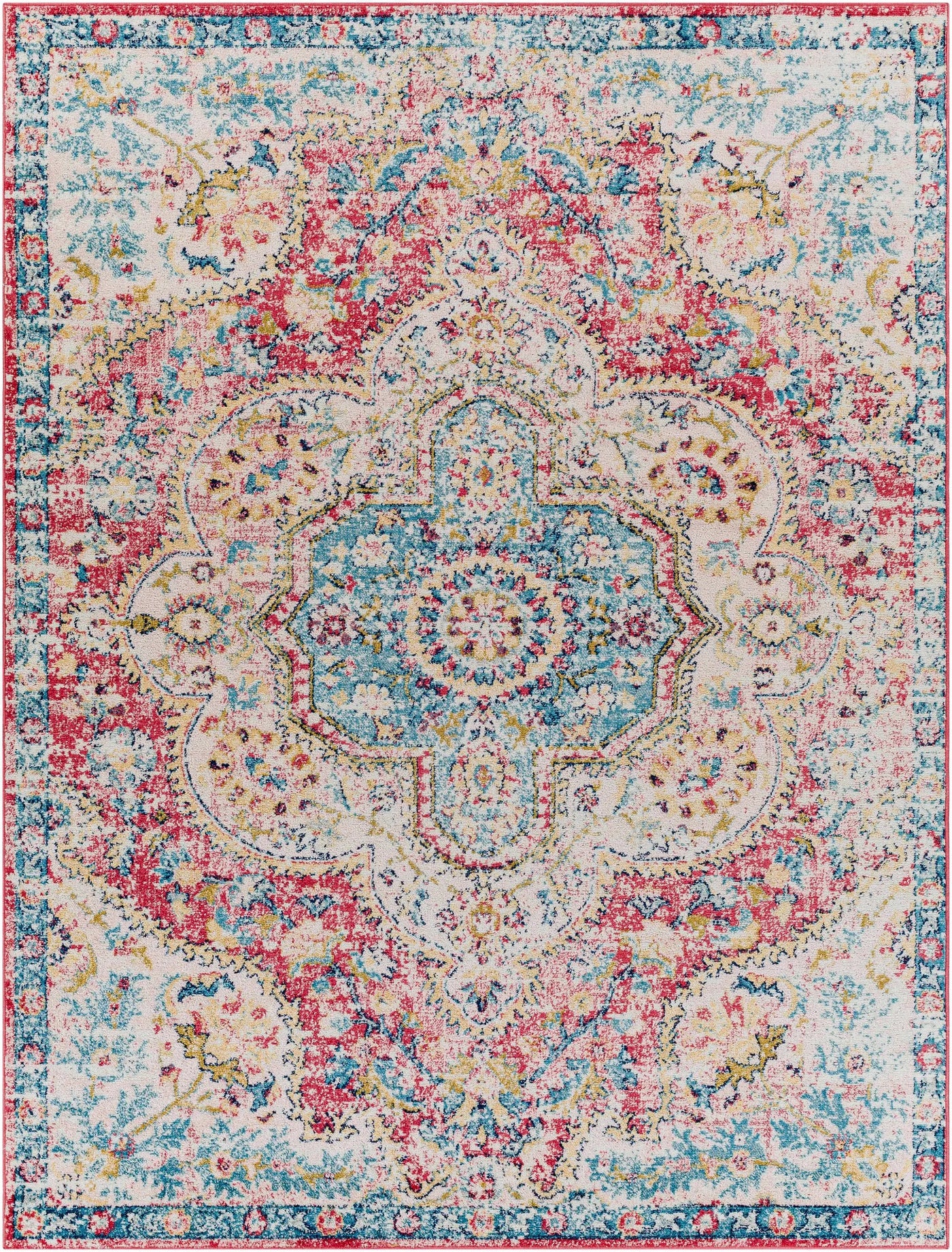 Simsbury Red Area Rug by Boutique Rugs