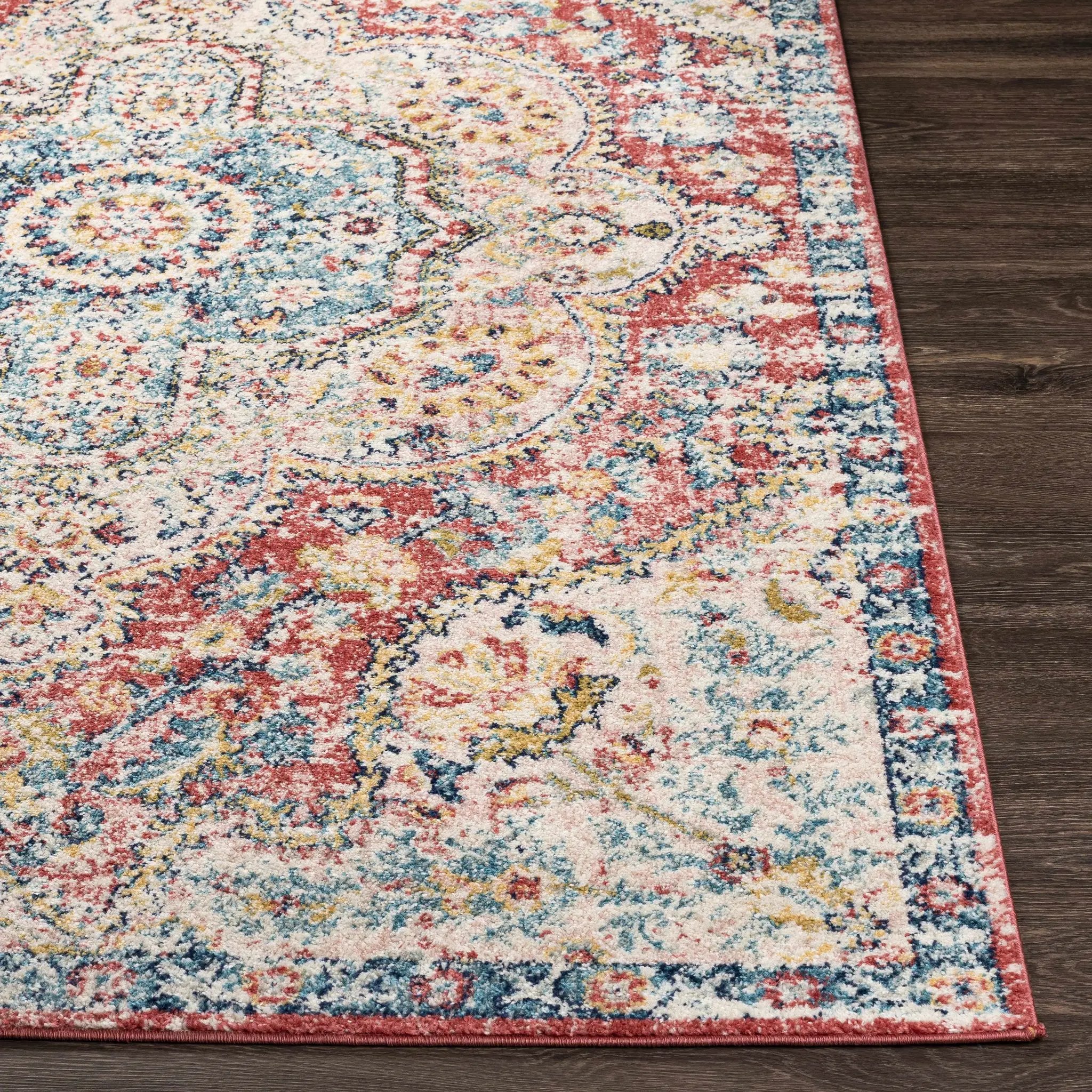 Simsbury Red Area Rug by Boutique Rugs