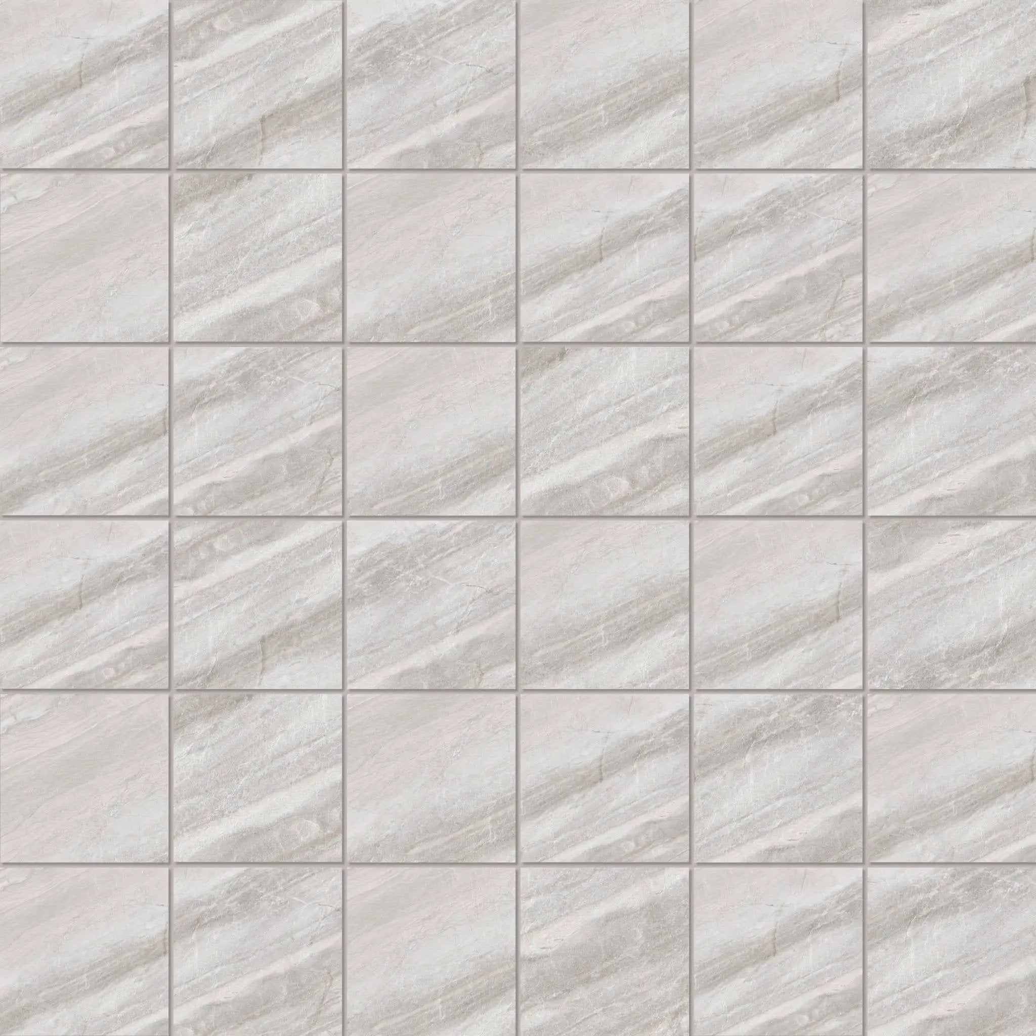 Barcelona Taupe Mosaic A Travertine Look Porcelain Mosaics 12x12 by landmarkceramics
