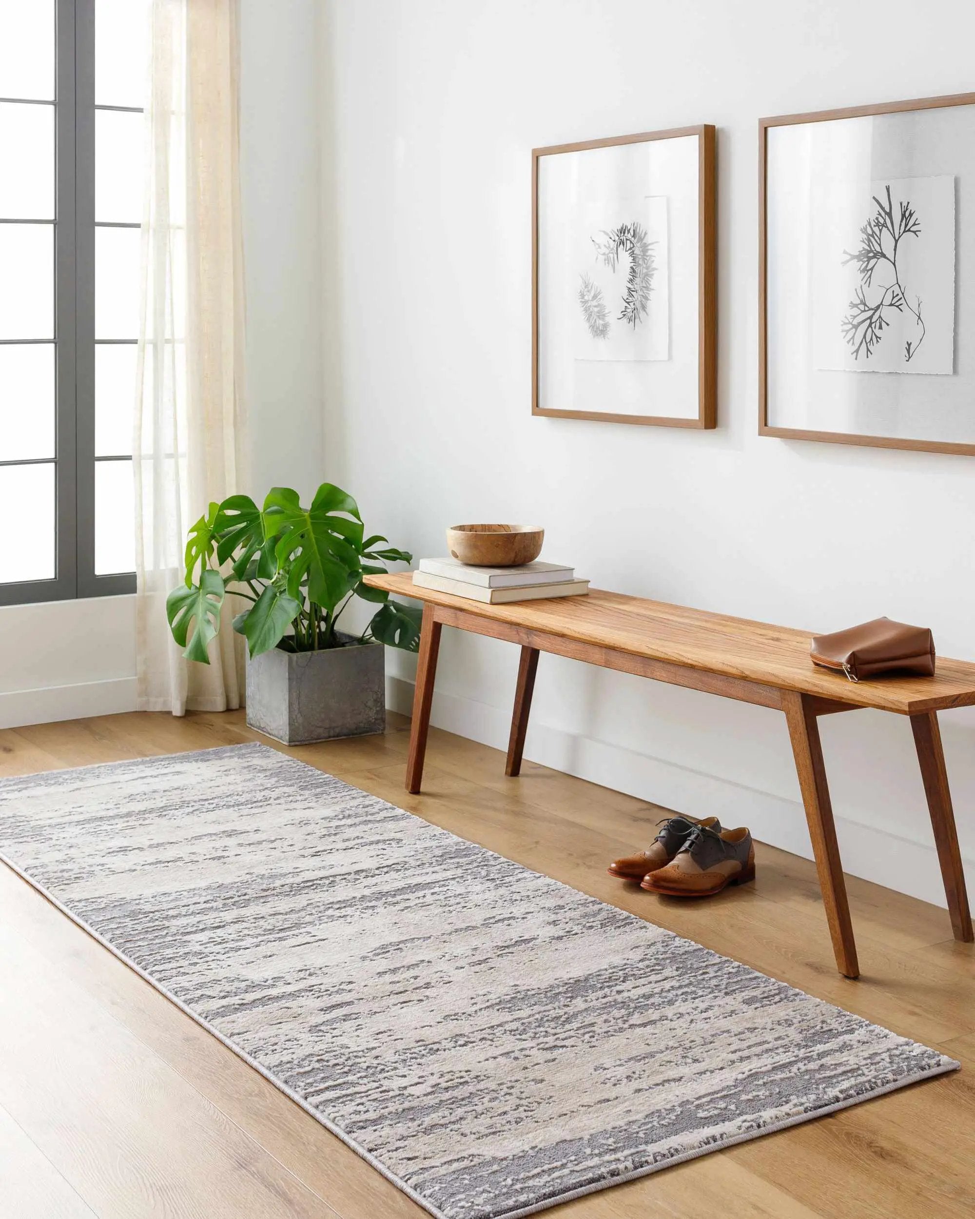 Mikana Beige Tibetan Rug by Boutique Rugs
