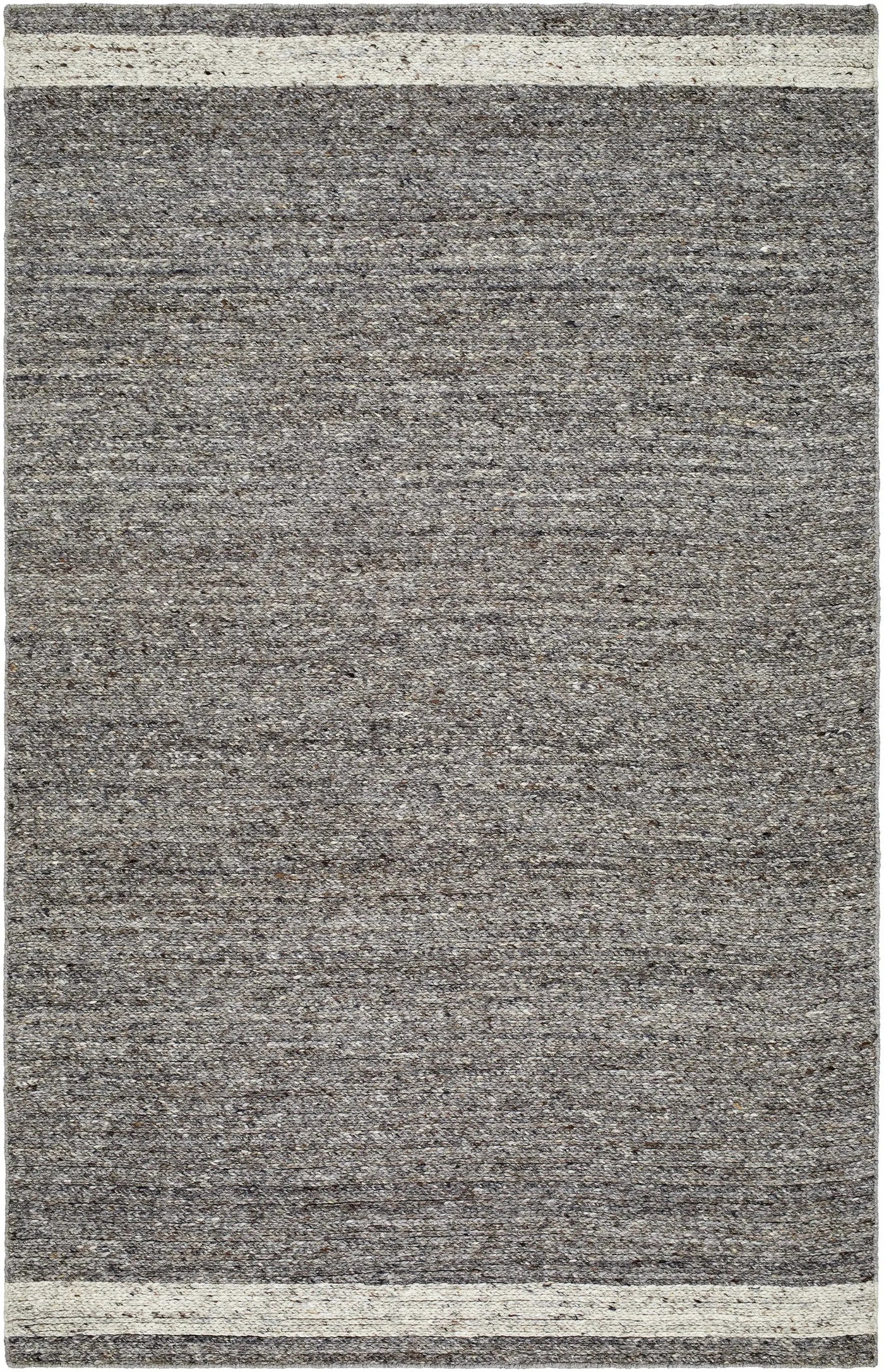 Tiran Gray Wool Area Rug by Boutique Rugs