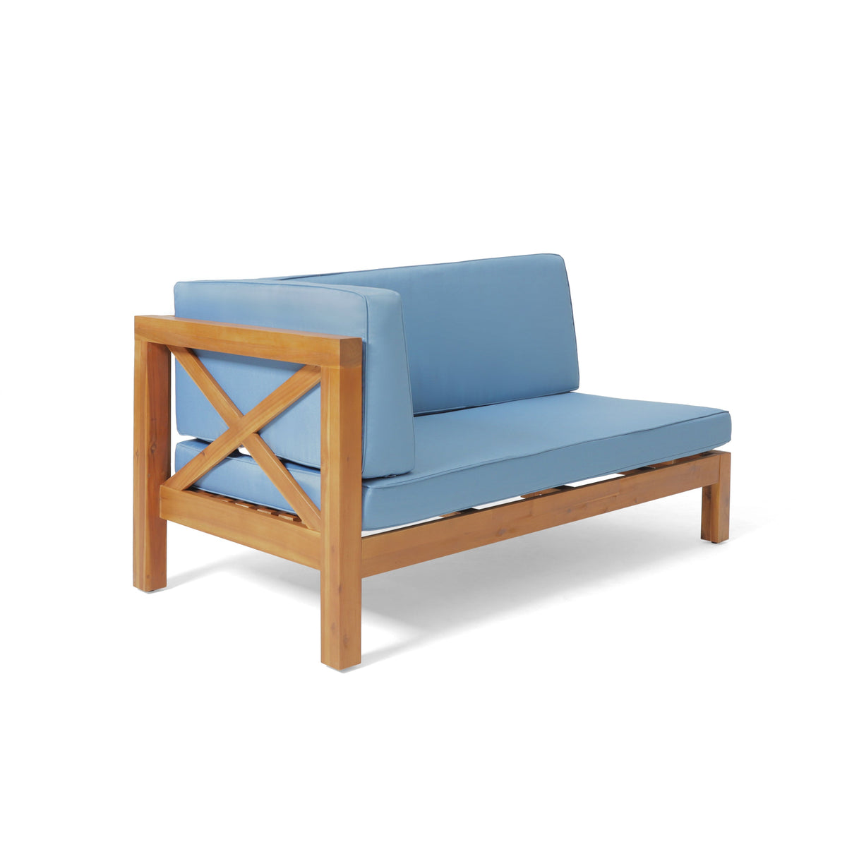 Brava X-Back Corner Bench-L with Coffee Table, photo 9 of 10
