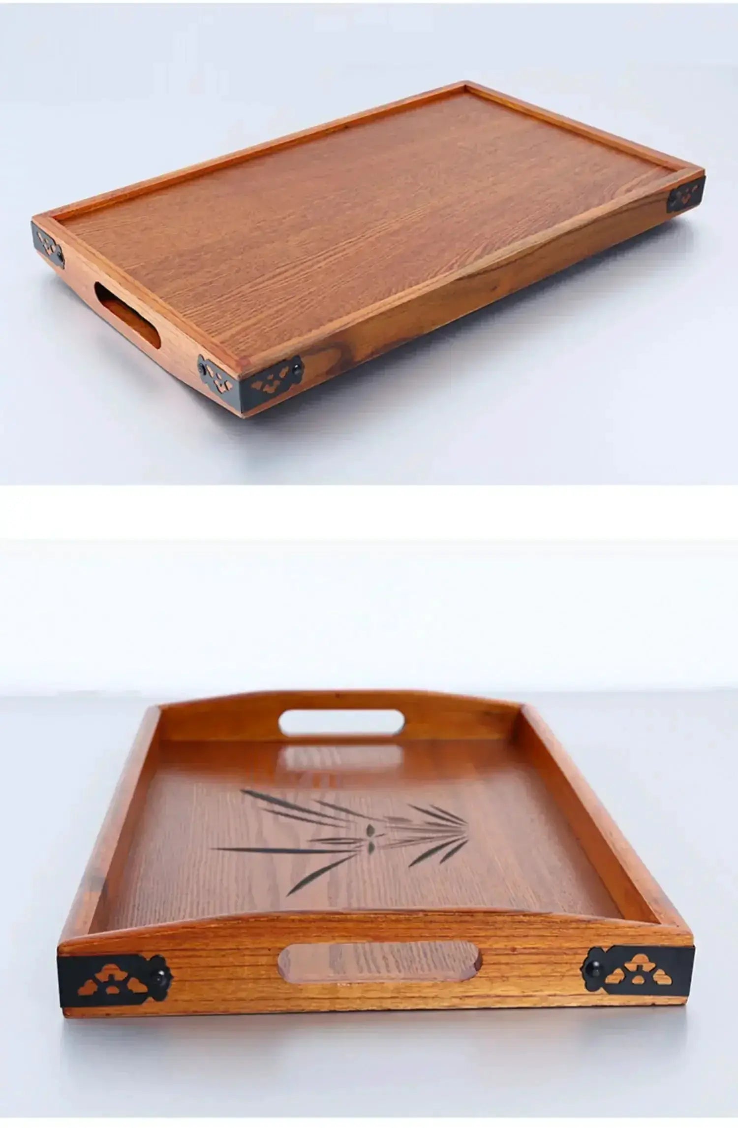 Tea Tray - Portable Wood Small by House Of Avana