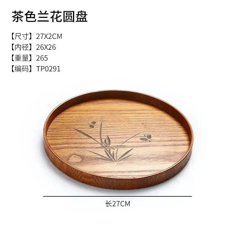 Tea Tray - Portable Wood Small by House Of Avana