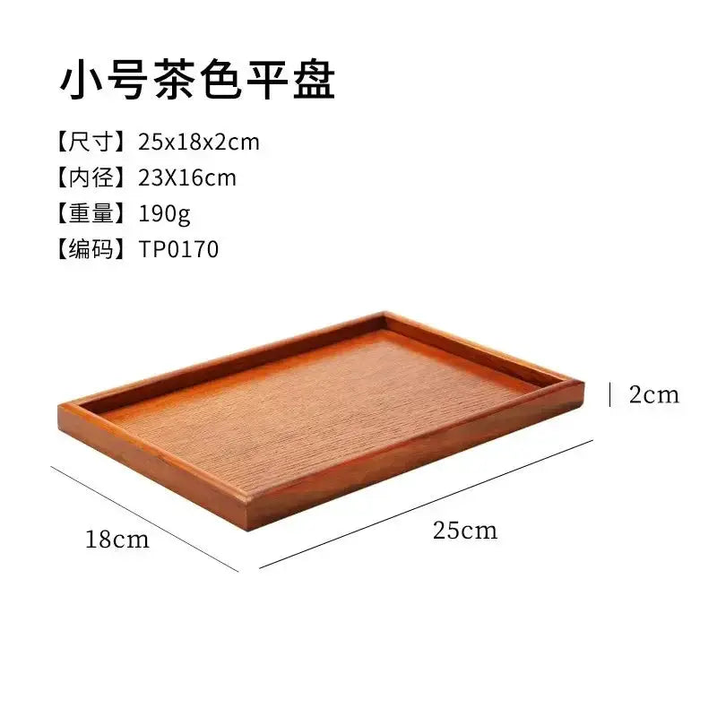 Tea Tray - Portable Wood Small by House Of Avana