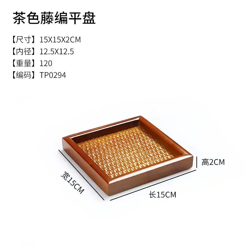 Tea Tray - Portable Wood Small by House Of Avana