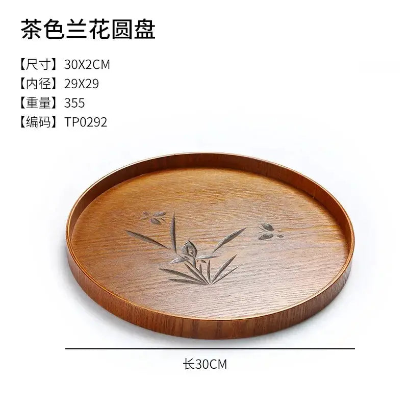 Tea Tray - Portable Wood Small by House Of Avana