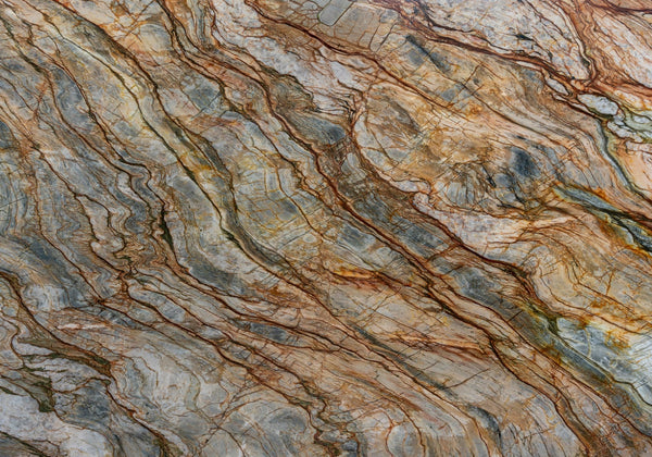 Tempest Blue Polished Quartzite Slab Random