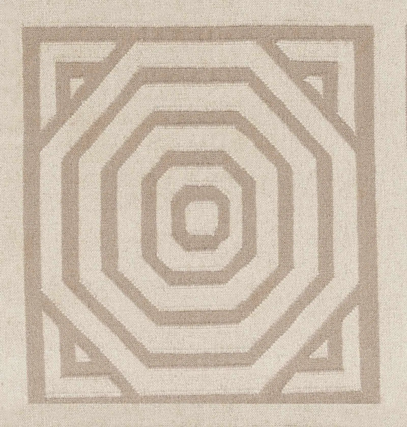 Terlton Ivory Greek Geometric Rug - Clearance by Boutique Rugs